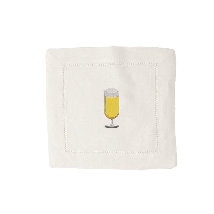 Personalised Cocktail Napkin Set For Him