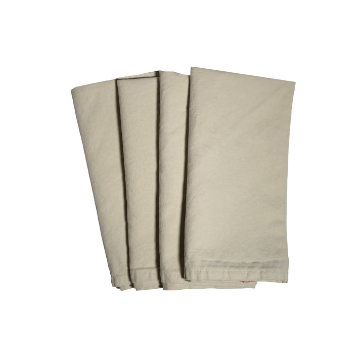 Ivory Washed Linen Napkin Set